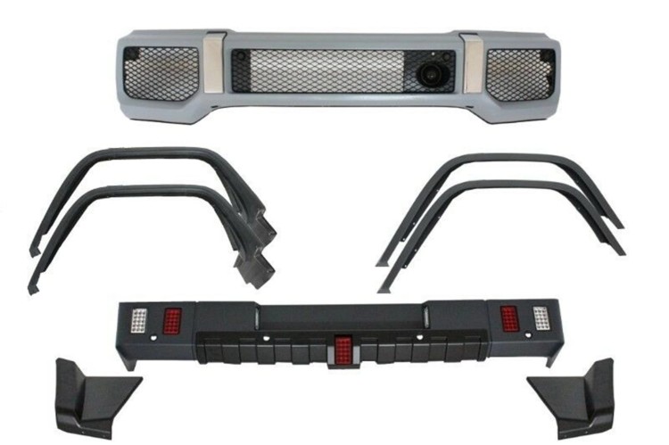 BODY KIT ZDERZAK POSZERZENIA MERCEDES G KLASA W463 (89-18) G63 AMG DESIGN