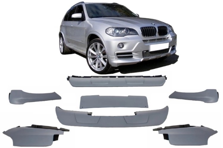 ZESTAW BODY KIT AERODYNAMICZNY PASUJĄCY DO BMW X5 E70 (2007-2011)