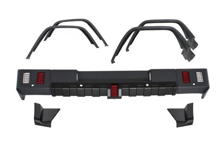 ZDERZAK TYLNY + POSZERZENIA MERCEDES G-KLASA W463 (1989-2013) G63 DESIGN