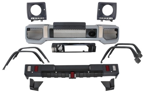 BODY KIT ZDERZAK POSZERZENIA MERCEDES G KLASA W463 (89-18) G63 AMG LOOK