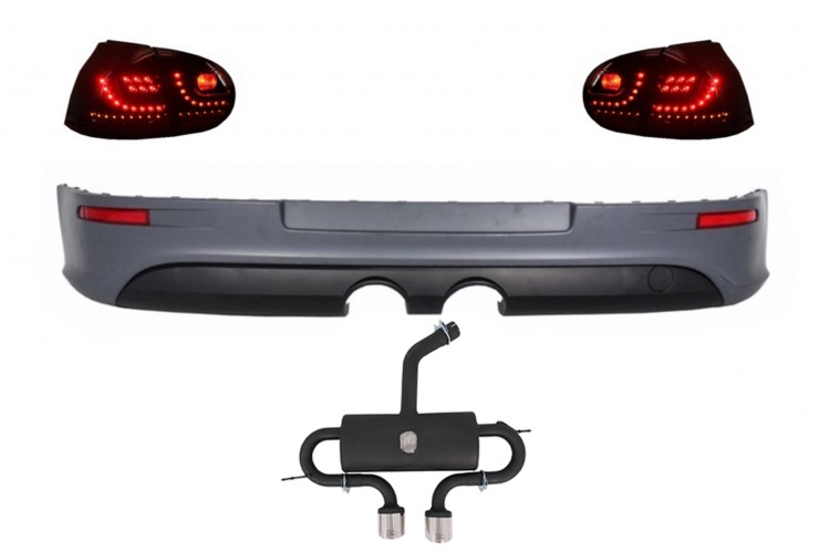 ZDERZAK TYLNY WYDECH LAMPY DYFUZOR VW GOLF 5 V (03-07) R32 DESIGN