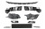 BODY KIT ZDERZAK PRZEDNI LAMPY GRILL MERCEDES S W222 MAYBACH FACELIFT LOOK