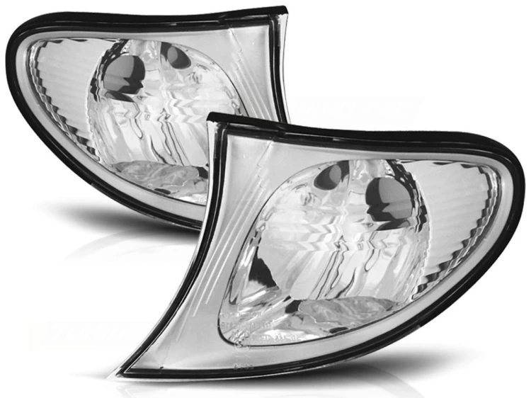 KIERUNKOWSKAZY MIGACZE PRZEDNIE CHROME RAND BMW 3 SERII E46 09.01-03.05