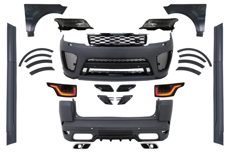 BODY KIT ZDERZAK PRZEDNI TYLNY RANGE ROVER SPORT L494 (13-17) 2019 SVR LOOK