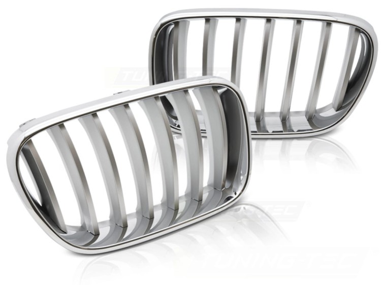 NERKI GRILL ATRAPA CHROME TITAN BMW X3 F25 10-07.14