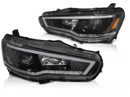 LAMPY PRZEDNIE REFLEKTORY MITSUBISHI LANCER 8 08-16 LED
