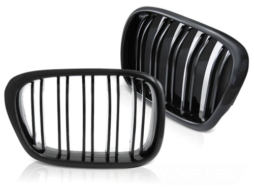 NERKI GRILL ATRAPA CZARNY POŁYSK BMW SERII 5 E39 95-03