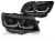 LAMPY PRZEDNIE REFLEKTORY BLACK DRL SEQ LED VW T6.1 20+