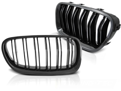 NERKI GRILL ATRAPA CZARNY POŁYSK BMW SERII 5 F10 / F11 10-16