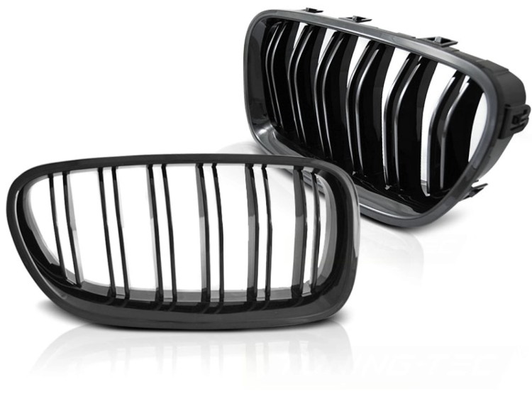 NERKI GRILL ATRAPA CZARNY POŁYSK BMW SERII 5 F10 / F11 10-16