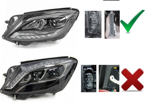 LAMPY PRZEDNIE REFLEKTORY LED MERCEDES S KLASA W222 13-17 FACELIFT LOOK