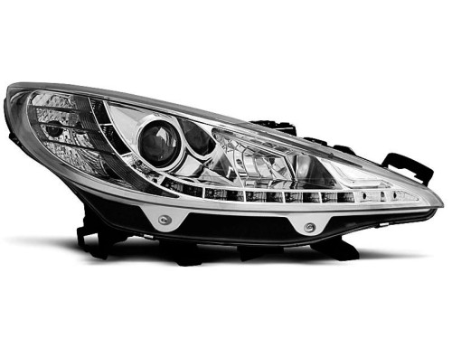 LAMPY PRZEDNIE REFLEKTORY PEUGEOT 207 05.06-06.12 LED
