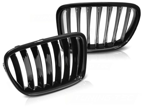 NERKI GRILL ATRAPA CZARNY POŁYSK BMW X1 E84 LCI 12-14
