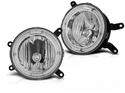 LAMPY PRZEDNIE REFLEKTORY FORD MUSTANG 04-09 ANGEL EYES CHROME