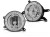 LAMPY PRZEDNIE REFLEKTORY FORD MUSTANG 04-09 ANGEL EYES CHROME