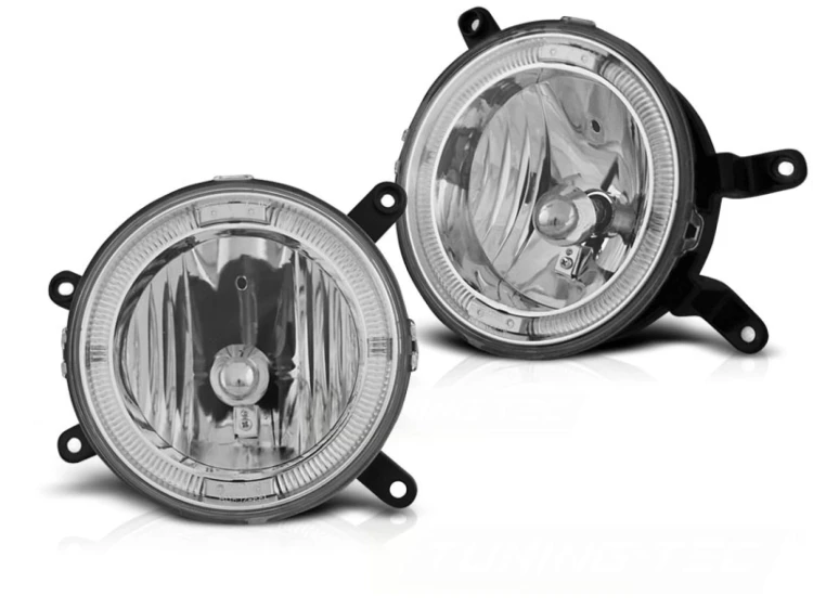 LAMPY PRZEDNIE REFLEKTORY FORD MUSTANG 04-09 ANGEL EYES CHROME