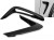 SPOILERY BŁOTNIKA GLOSSY BLACK BMW SERII 4 F32 F33 F36