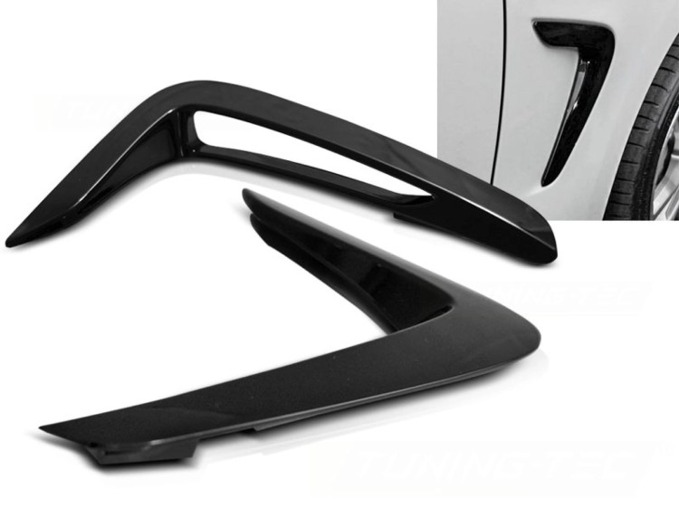 SPOILERY BŁOTNIKA GLOSSY BLACK BMW SERII 4 F32 F33 F36