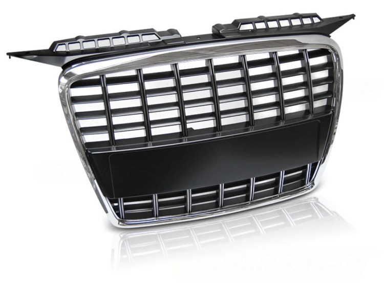 ATRAPA GRILL CHROME BLACK AUDI A3 05-08