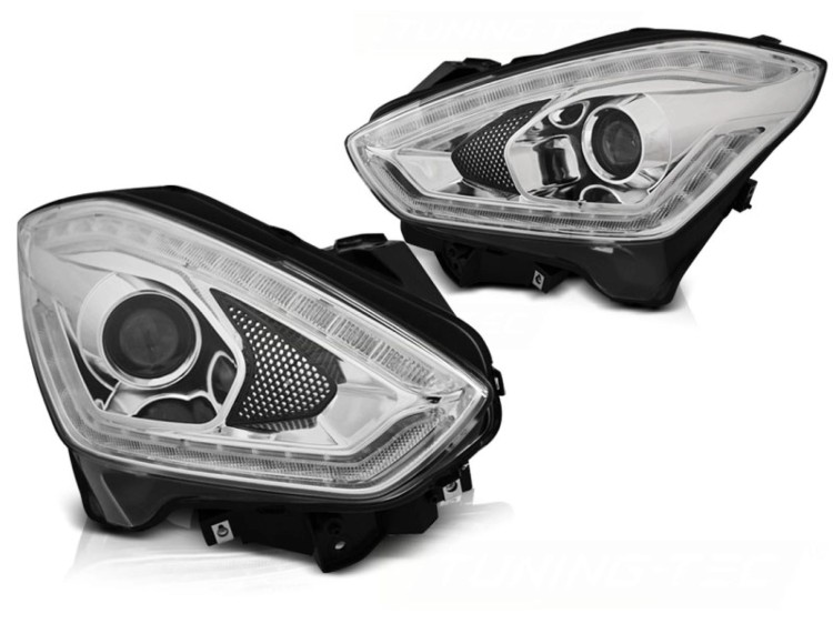LAMPY PRZEDNIE REFLEKTORY SUZUKI SWIFT VI 17+ SEQ CHROME