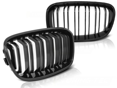 NERKI GRILL ATRAPA CZARNY POŁYSK BMW SERII 1 F20 F21 11-12.14