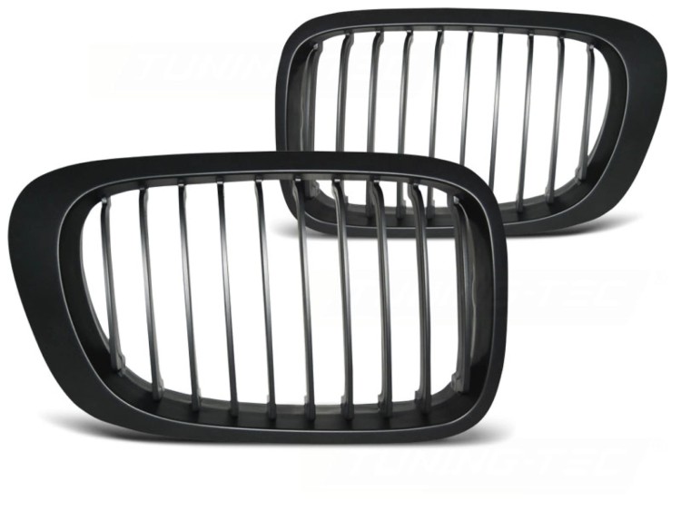 NERKI GRILL ATRAPA CZARNY MAT BMW SERII 3 E46 99-03 COUPE