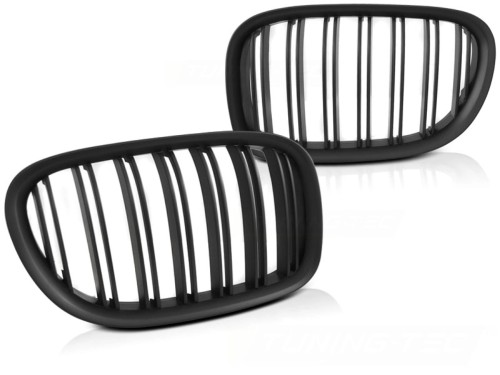 NERKI GRILL ATRAPA CZARNY MAT BMW SERII 1 F01 09-15