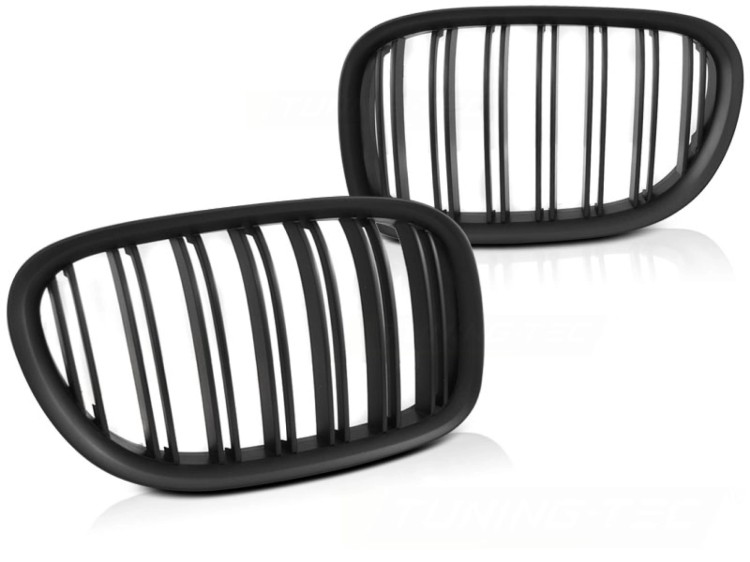 NERKI GRILL ATRAPA CZARNY MAT BMW SERII 1 F01 09-15