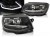 LAMPY PRZEDNIE REFLEKTORY DRL BLACK VW T6 15-19