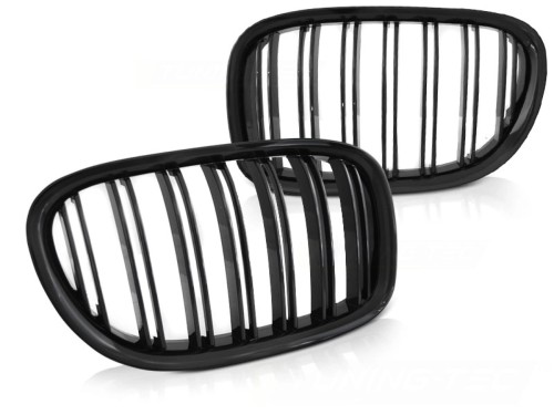 NERKI GRILL ATRAPA CZARNY POŁYSK BMW SERII 1 F01 09-15