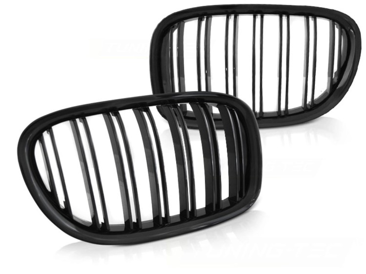 NERKI GRILL ATRAPA CZARNY POŁYSK BMW SERII 1 F01 09-15