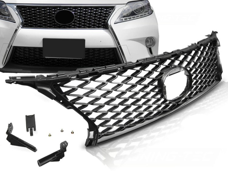 ATRAPA GRILL LEXUS RX350 12-15 F GLOSSY DARK GRAY SPORT STYLE