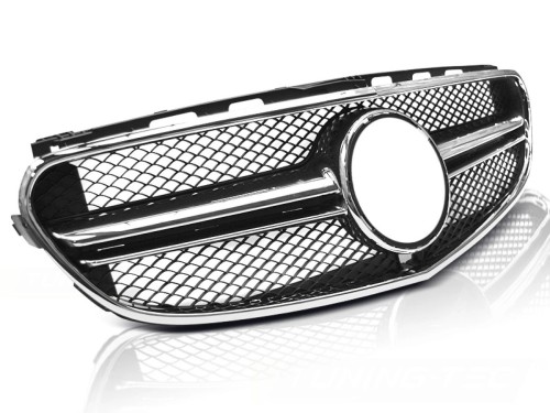 ATRAPA GRILL BLACK CHROME MERCEDES E KLASA W212 13-16