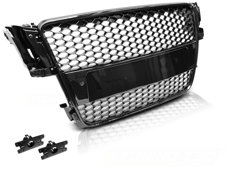 ATRAPA GRILL BLACK AUDI A5 07-06.11 PLASTER MIODU