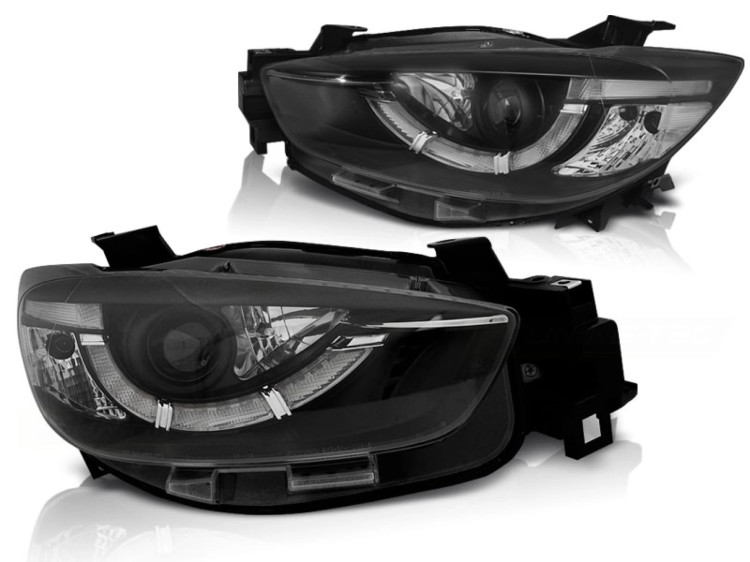 LAMPY PRZEDNIE REFLEKTORY XENON MAZDA CX5 11-15 BLACK