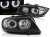 LAMPY PRZEDNIE REFLEKTORY U-LED 3D BLACK BMW SERII 3E90/E91 05+