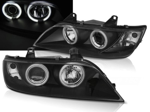 LAMPY PRZEDNIE REFLEKTORY ANGEL EYES CCFL BLACK BMW Z3 01.96-02