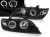 LAMPY PRZEDNIE REFLEKTORY ANGEL EYES CCFL BLACK BMW Z3 01.96-02