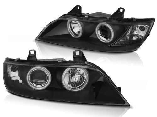 LAMPY PRZEDNIE REFLEKTORY ANGEL EYES CCFL BLACK BMW Z3 01.96-02