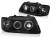 LAMPY PRZEDNIE REFLEKTORY ANGEL EYES CCFL BLACK AUDI A3 8L 96-00