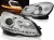 LAMPY PRZEDNIE REFLEKTORY CHROME MERCEDES C KLASA W204 11-14