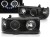 LAMPY PRZEDNIE REFLEKTORY TOYOTA LAND CRUISER FJ 80 90-97 BLACK