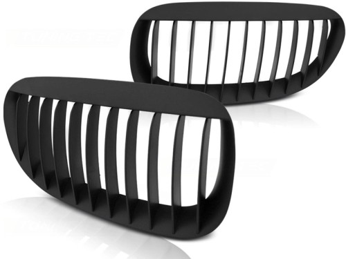 NERKI GRILL ATRAPA CZARNY MAT BMW SERII 6 E63/E64 02-10