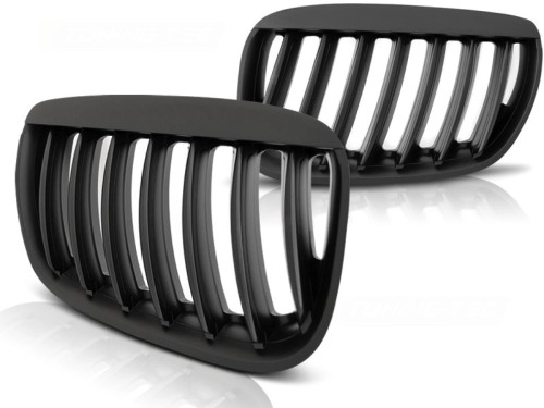 NERKI GRILL ATRAPA CZARNY MAT BMW X5 E53 04-06