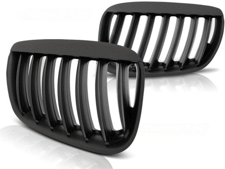 NERKI GRILL ATRAPA CZARNY MAT BMW X5 E53 04-06