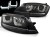 LAMPY PRZEDNIE REFLEKTORY U-LED LIGHT BLACK WITHE BLACK VW GOLF 7 12-17