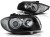 LAMPY PRZEDNIE REFLEKTORY ANGEL EYES BLACK BMW SERII 1 E87/E81/82/88 04-11