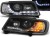 LAMPY PRZEDNIE REFLEKTORY BLACK AUDI 100 C4 12.90-06.94 LED