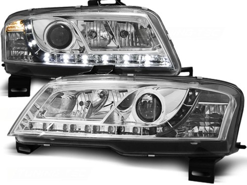 LAMPY PRZEDNIE REFLEKTORY FIAT STILO 3D 10.01-08 CHROME LED