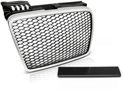 ATRAPA GRILL SILVER AUDI A4 B7 11.04-03.08 PLASTER MIODU